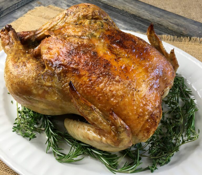 Easy Low Histamine Roasted Chicken with Garlic and Fresh Herbs